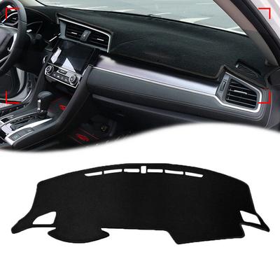 For Civic 10th 2016 2017 2018 Car Dashmat Dashboard Cover Dash Mat Pad Car Sun Shade Dash Board Cover Carpet