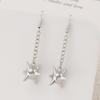 Gothic Y2K Spiked Ball Drop Earrings Grunge Aesthetic Morning Star Rivet Hoop Earrings For Women Men Punk Rock Jewelry