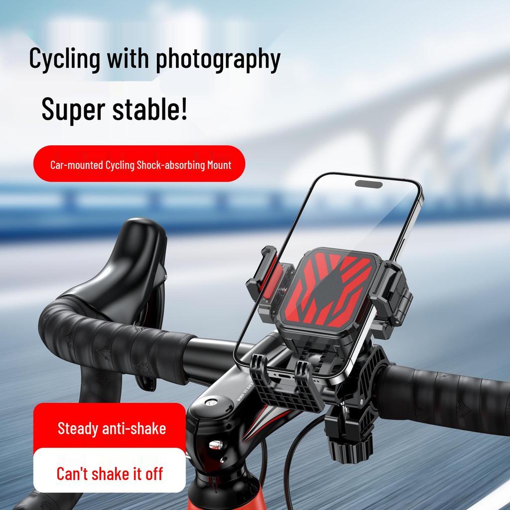 Shockproof & Vibration-proof Phone Holder for Bikes, Electric Scooters, & Motorcycles