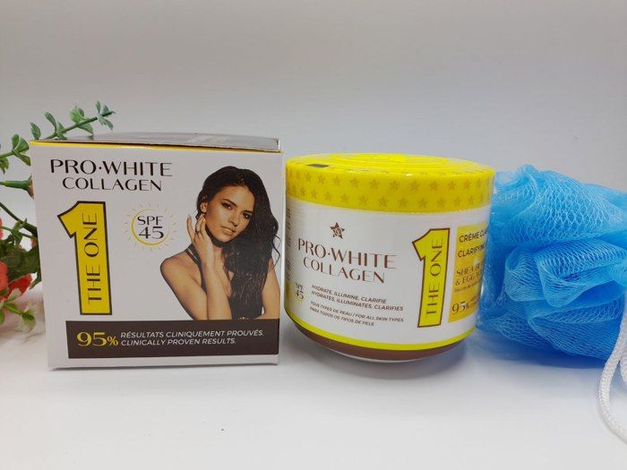 Crème Clarifiante - Pro White - 400ml - Beurre De Karité - Sans Parabène - Pour Tous Types De Peau