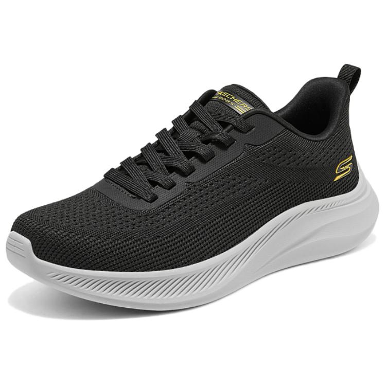Skechers Comfortable Casual Durable Low-Top Lifestyle Shoes Men Sneaker Black 118155-BLK