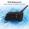 2Set EJEAS V6 PRO+ Referee Bluetooth Earphones Waterproof Music Player Ear-mounted Walkie-talkie for 6-person Communicator