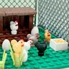 Moc Animals Construction Blocks City Farm Chicken Coop Hen House Blocks Diy Toys For Kids Young Boys Girls Birthday Gifts Kids Toys