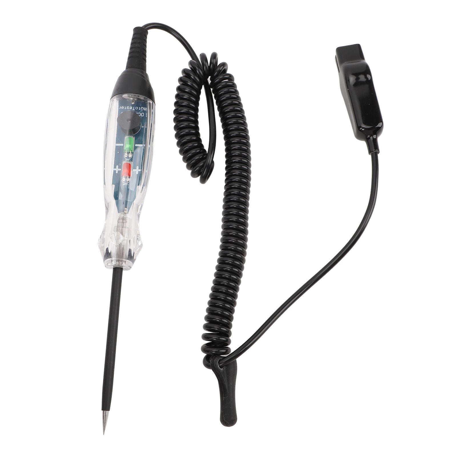 

Car Electric Circuit Tester DC6 to 24V High Accuracy Portable Universal Fit Automotive Buzzer Test