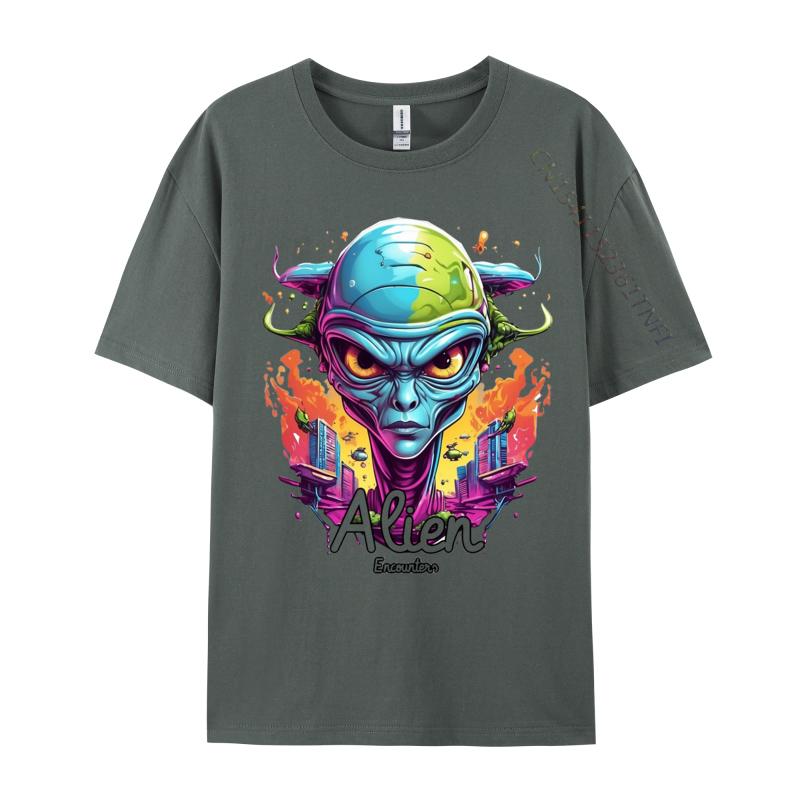 Exploring Extraterrestrial Wonders Alien Tshirt Gift TShirt Cotton Man T Shirt Custom Popular Tshirts