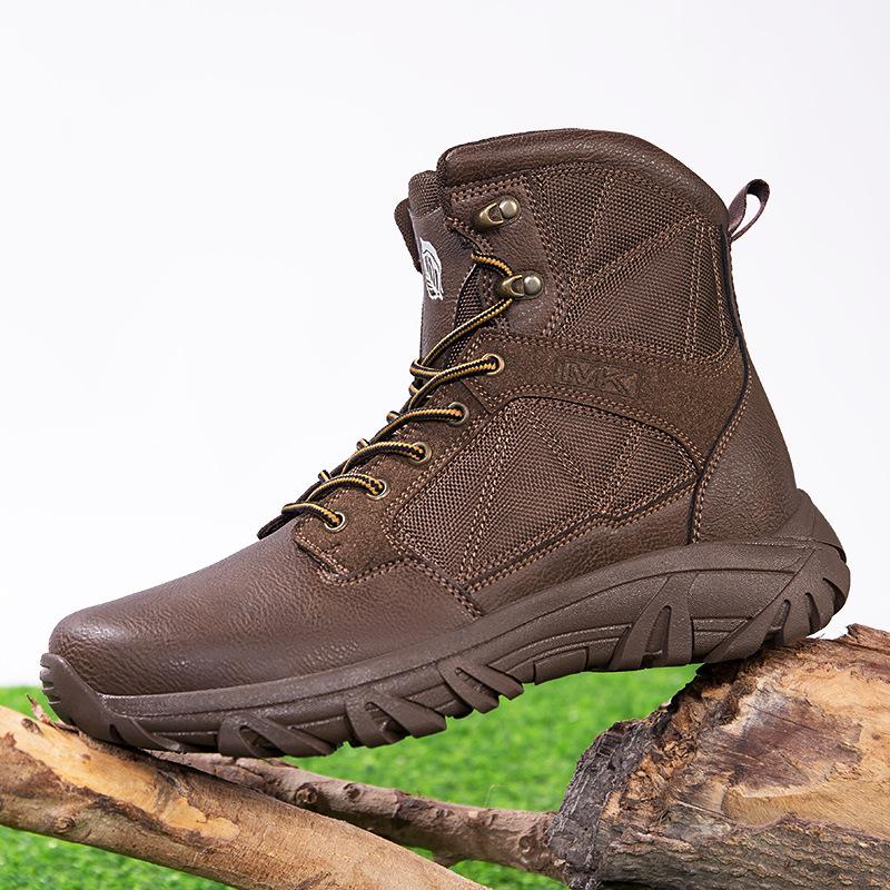 Autumn new field boots combat boots mountaineering boots outdoor sports tactical boots large size desert boots men