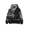 Mens Oversized Hoodie With 3D Digital Print Drop Shoulder Long Sleeve Streetwear Style Casual Wear