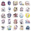 50 Q-Version Blue Archive Anime Sticker Sheets for Notebooks, Scooters, Speakers, and DIY Decor.