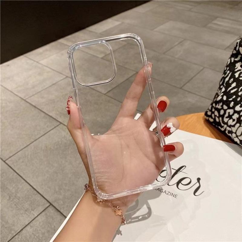 

Acrylic Anti-Drop Transparent Case for iPhone 17, Apple 16 Pro Max, with Large Hole and Hard Bottom iPhone 11