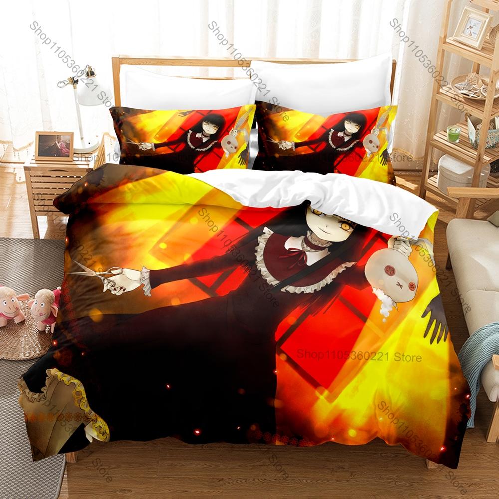 Fatal Frame Zero Series Camera Obscura Wisteria Ghost HD Print Bedding Set Duvet Cover + 2 Pillowcases Horror Game Room Decor