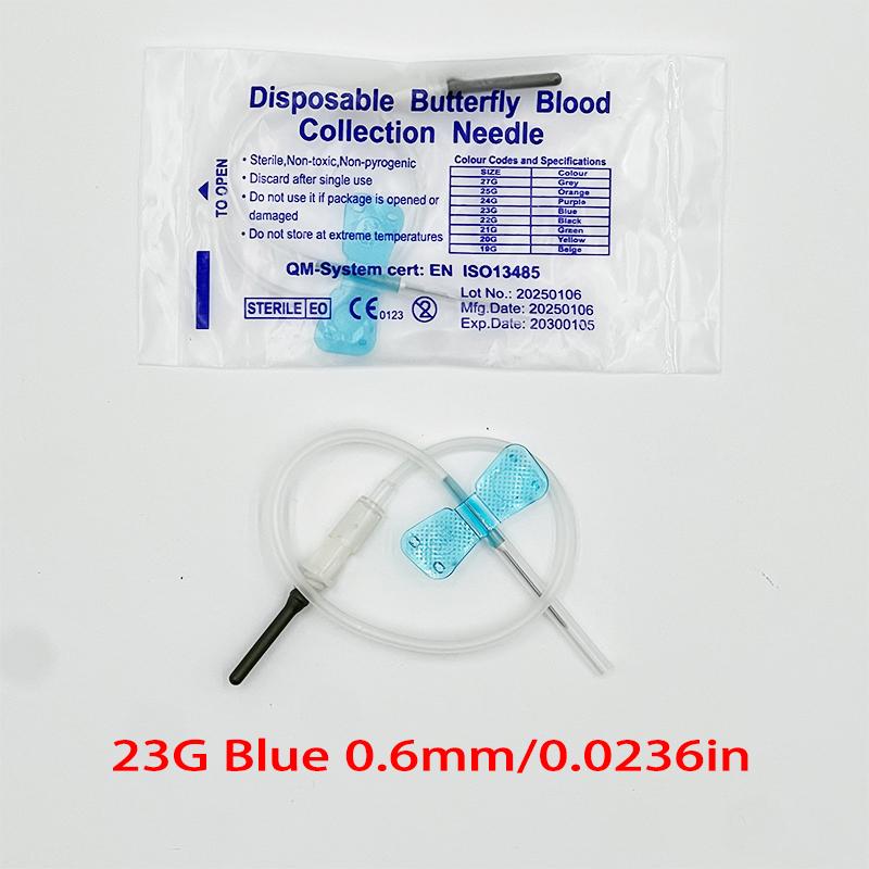 100 pieces/batch, disposable double-wing butterfly blood lancet for pet care rooms, suitable for pet dogs and cats