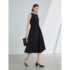Langzi Elegant Sleeveless A-Line Midi Dress