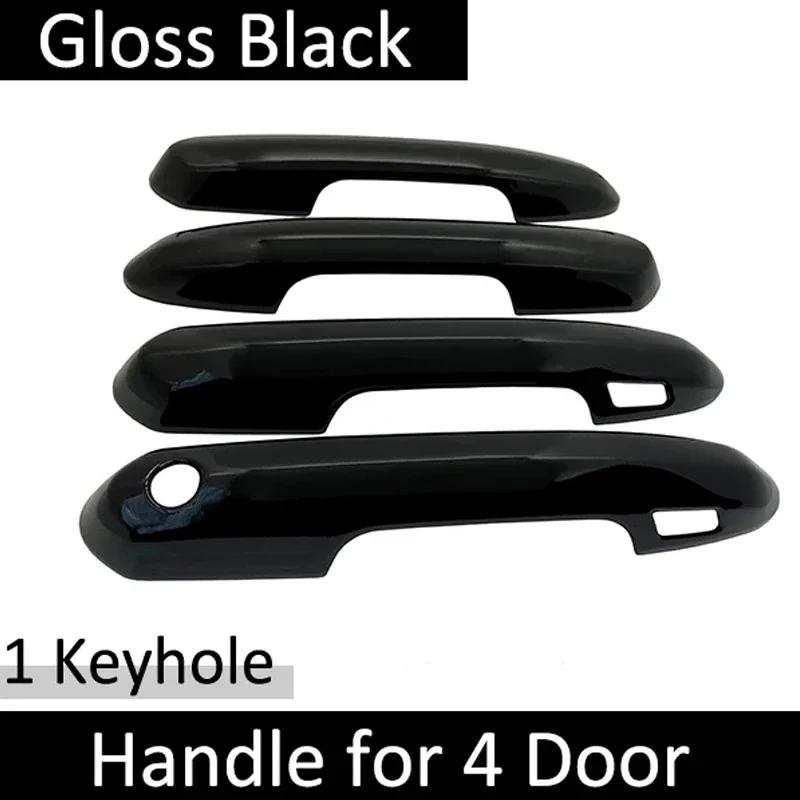 For Toyota RAV4 XA50 2019-2026 2020 2026 2026 2026 Anti-scratch Trim Set Car Accessories Door Handle Cover Carbon Fiber Chrome