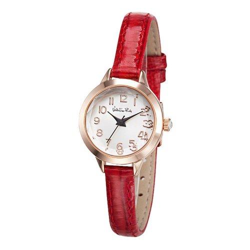 

[VALENTINO RUDY] VALENTINO RUDY Women s Leather Watch VR3306A-RGRED FREE