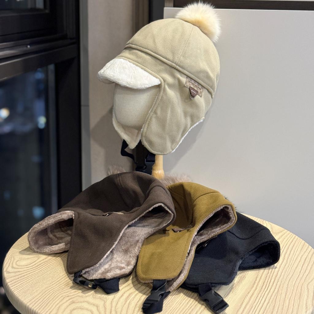 Ear Protection Hat for Women In Autumn and Winter Thickened Lei Feng Hat Cycling Cold Proof Hat Warm and Windproof Hat To Cover Ear Moisture