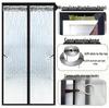 Changhong Magnetischer Türvorhang: Winddicht, Warm, Kälteisolierend, Ölrauchdicht, Bohrerfreie Montage.