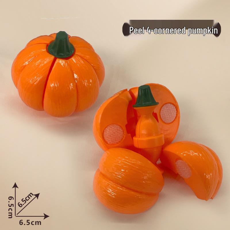 Children's Pretend Play Food Set with Cutting Fruits, Vegetables and Pizza