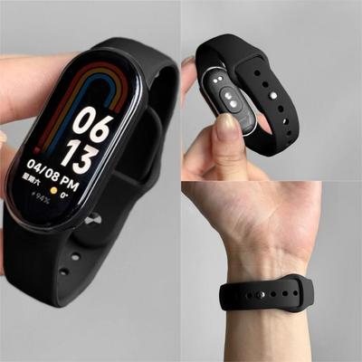 Pasek silikonowy do inteligentnego zegarka Xiaomi Mi Band 10 9 8 Sport, pasek na nadgarstek, pasek 10, pasek 9, pasek 8, akcesoria do paska