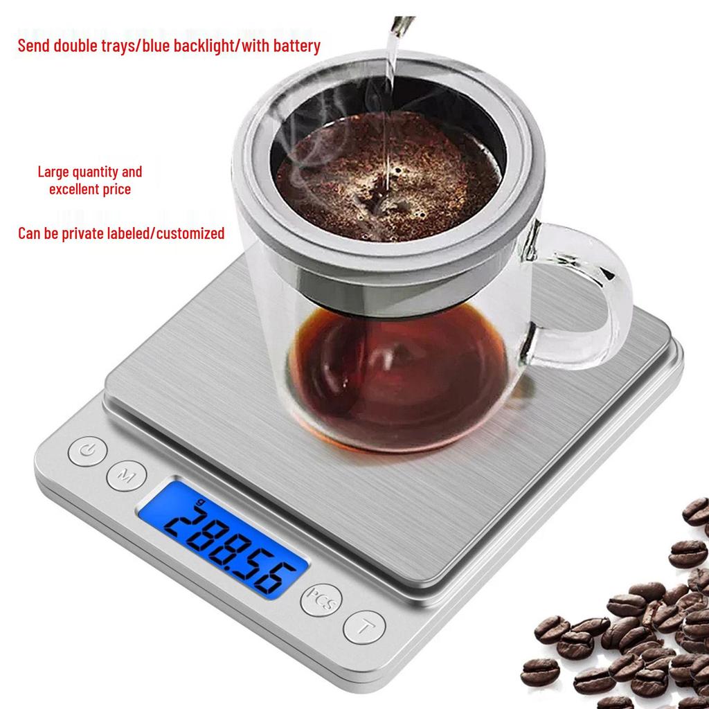 High-Precision Mini Pocket Scale for Gold Jewelry and Kitchen, 0.01g Accuracy