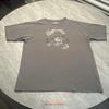 Vintage Y2K No Boundaries Skull Aces Snakes Cards T Shirt Large Gray Grunge Skate Vintage Washed Homme Comfortable Fashion