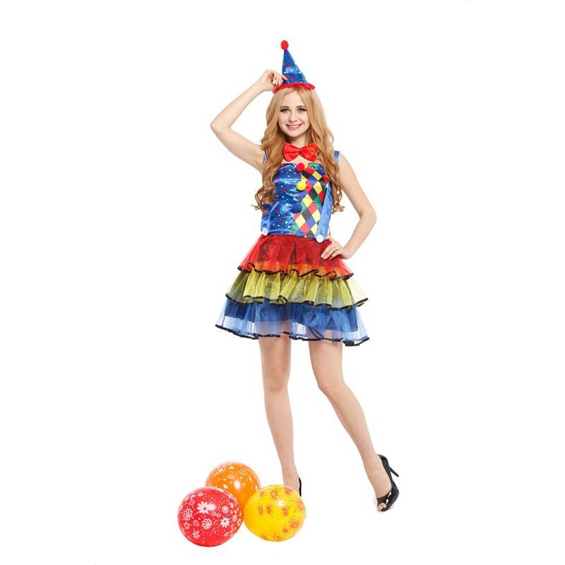 RTS 2026 Adult Echo Unisex Costume Set Polyester Spandex Funny Circus Jumpsuit Wig Hat Halloween Stage Carnival