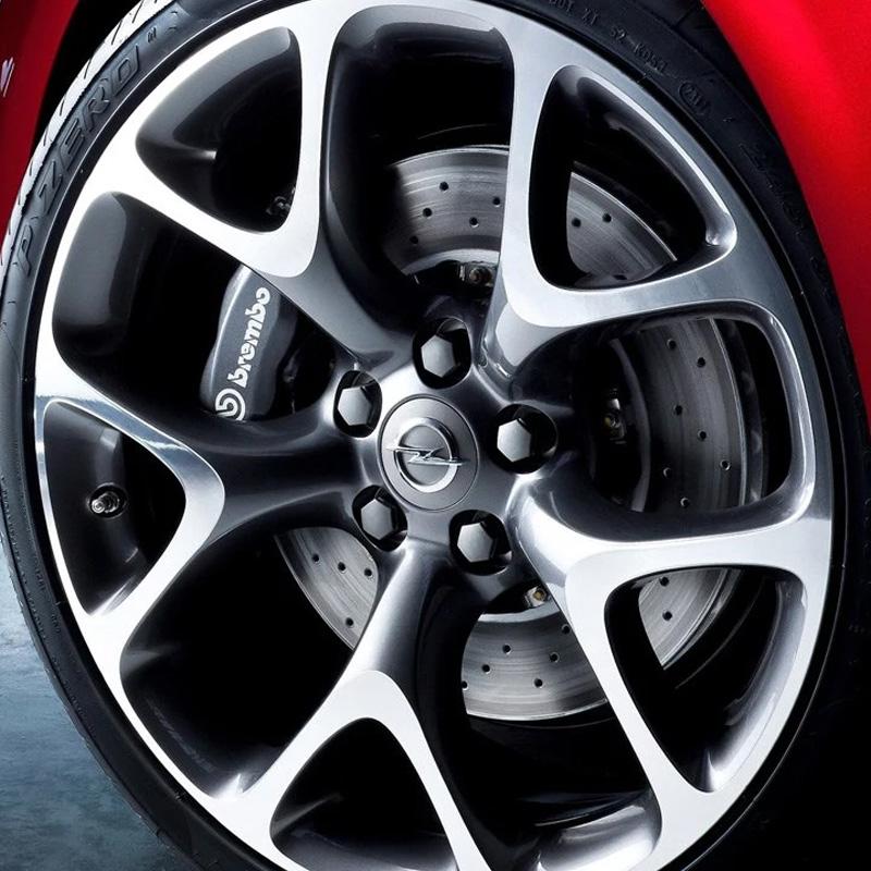 4pz 54/58/64mm Coprimozzo ruota auto, stemma coprimozzo centrale ruota Per Opel Astra H G J Insignia Mokka Zafira Corsa Vectra C D