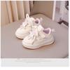 Children's Little White Shoes Spring and Autumn New Girls Cartoon Pendant Low-top Board Shoes Korean Version of Boys Breathable Sports Shoes
