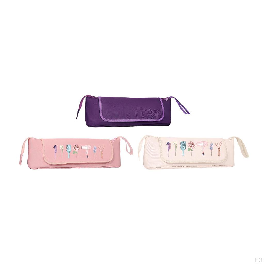 Hair Tools Travel Bag Iron Case Personal Dryer Carrying with Heat Mat Accessories