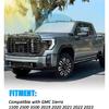 BESTVIEW Front Windshield Sun Shade Compatible With GMC Sierra 1500 2500 3500 -2024, Foldable Reflective Sunshade For Car Front Window, 3 Layers 210T