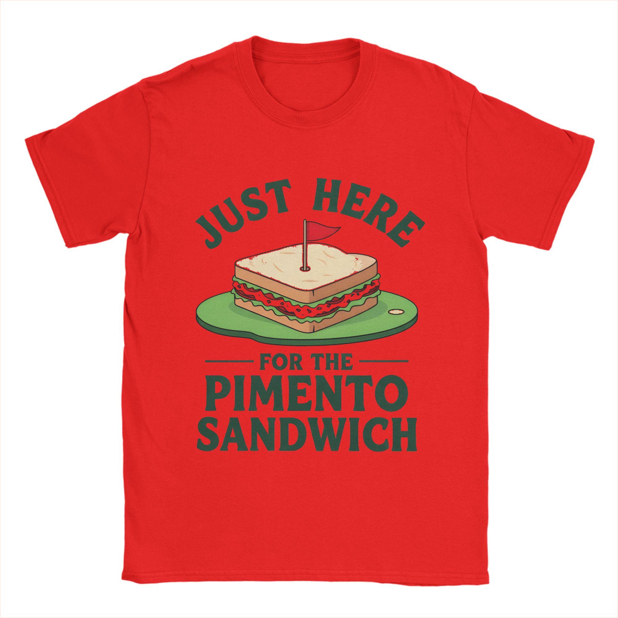 Just Here For The PiUnisexto Cheese Sandwich Golf Humor Season T Shirt Summer T Shirts 100 Cotton Breathable Oversized Top Tees S