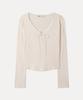 MIXXO Lace-Up Cutout Long Sleeve T-Shirt Re Lwg33Ss_Miwlwg51Qs
