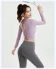 2025 Women's Breathable Running Set with Long Sleeve, Cutout Back, Drawstring, and Chest Pads