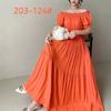 Off-Shoulder One-Neck Cotton Silk Dress Children's Summer Dress Bohemian Island Vacation Dress Travel Beach Dress
