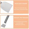 2Pcs Multifunctional Kitchen Cleaning Scraper Heavy-Duty Glue Scraper Ice Thawing Scraper  Stovetop