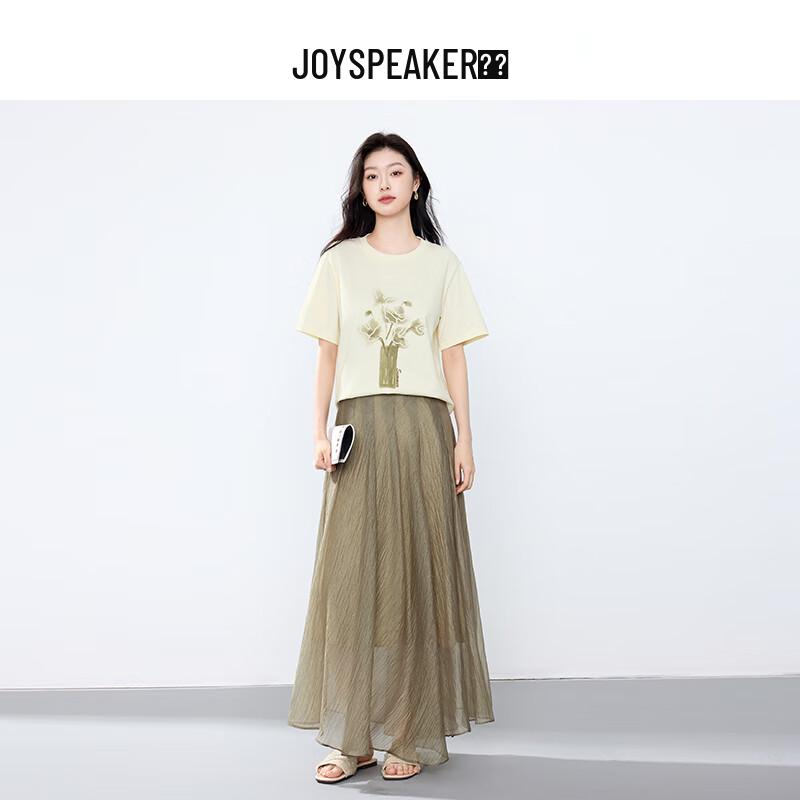 

JOY SPEAKER Summer A-Line Pleated Mid-Length Dress M
