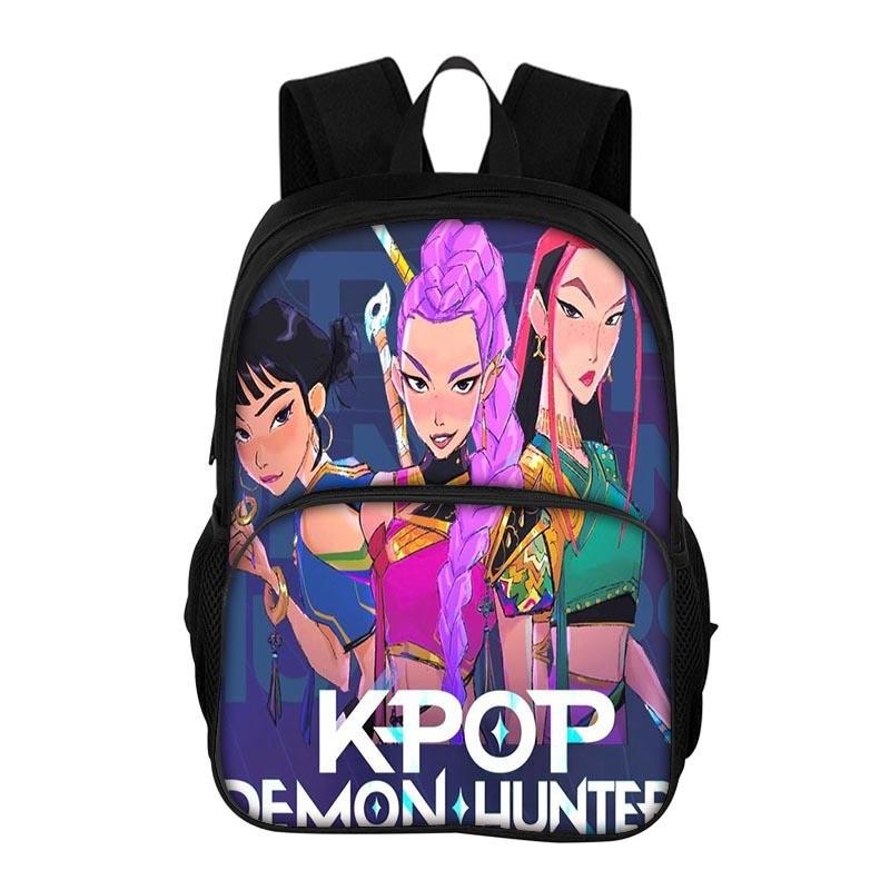 Hunter Witch Group Kpop Backpack With Breathable Polyester Durable Material For School Students