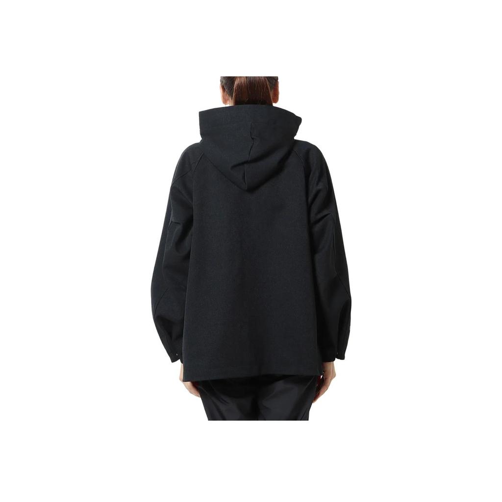 Adidas Bevar varm jakke med ensfargede lommer og hettegenser med glidelås Dame Yttertøy Svart HM4990