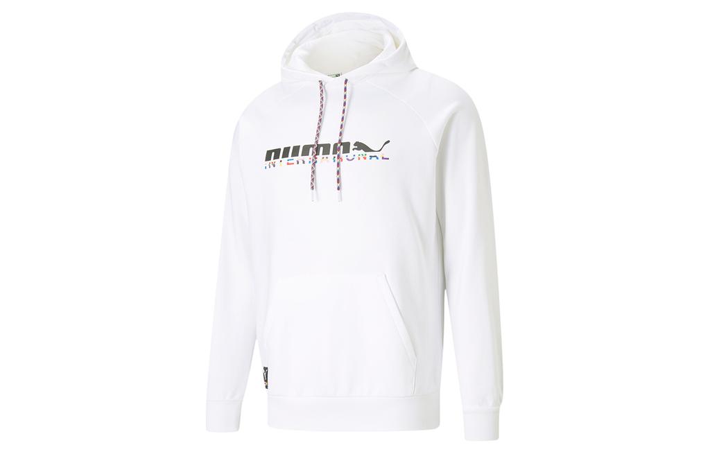 Puma Sweatshirts Men's White Hooded Moderate Regular 531329-02