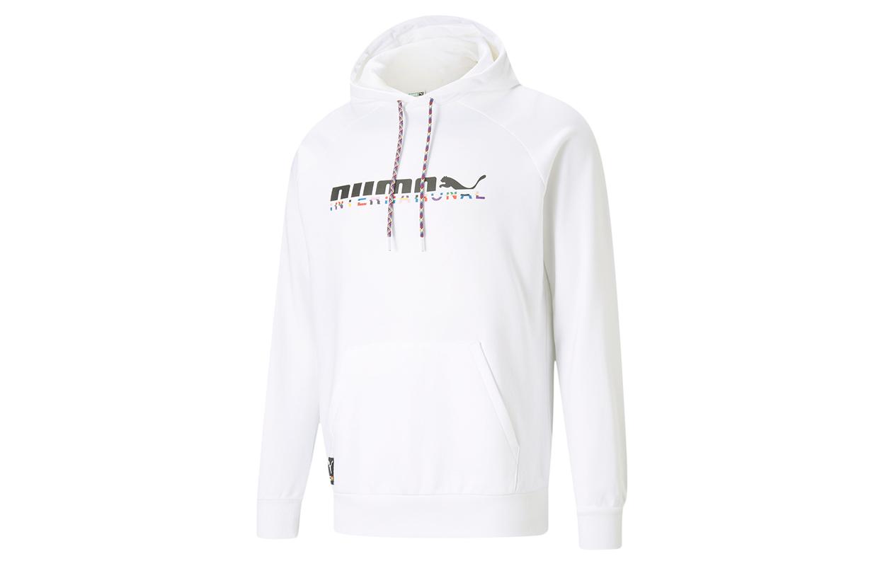 PUMA Sweatshirts Men s White Hooded Moderate Regular 531329-02 M