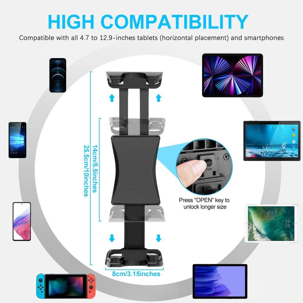 Foldable Airplane Phone Holder Handfree Tablet Mount Portable Tablet Bracket  Desk Edge