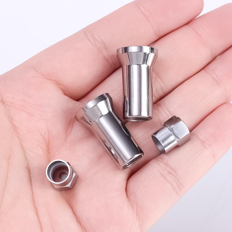 20/10pcs Set TR414AC Valve Cap Car Truck Wheel Tire Valve Stem Hex Cover Set with Sleeve Covers Valve Caps Auto Tire Accessories