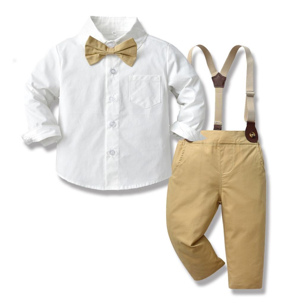 Baby Boy 1st Birthday Suit Outfit Set Korean Toddler and Bowtie for Party