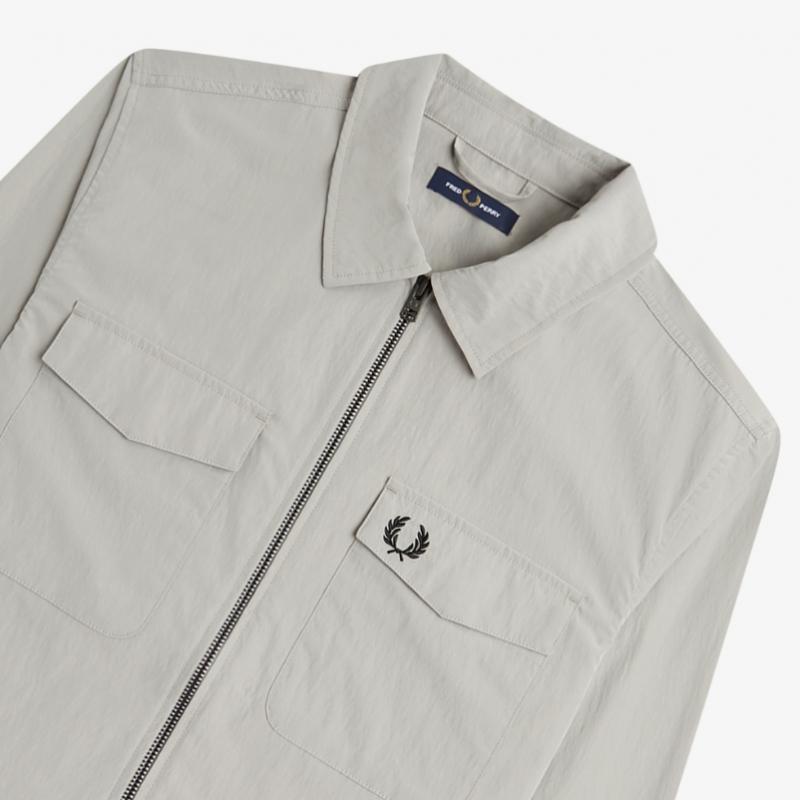Fred Perry Two Way Zip Overshirt  181  Afpm2315684 181 