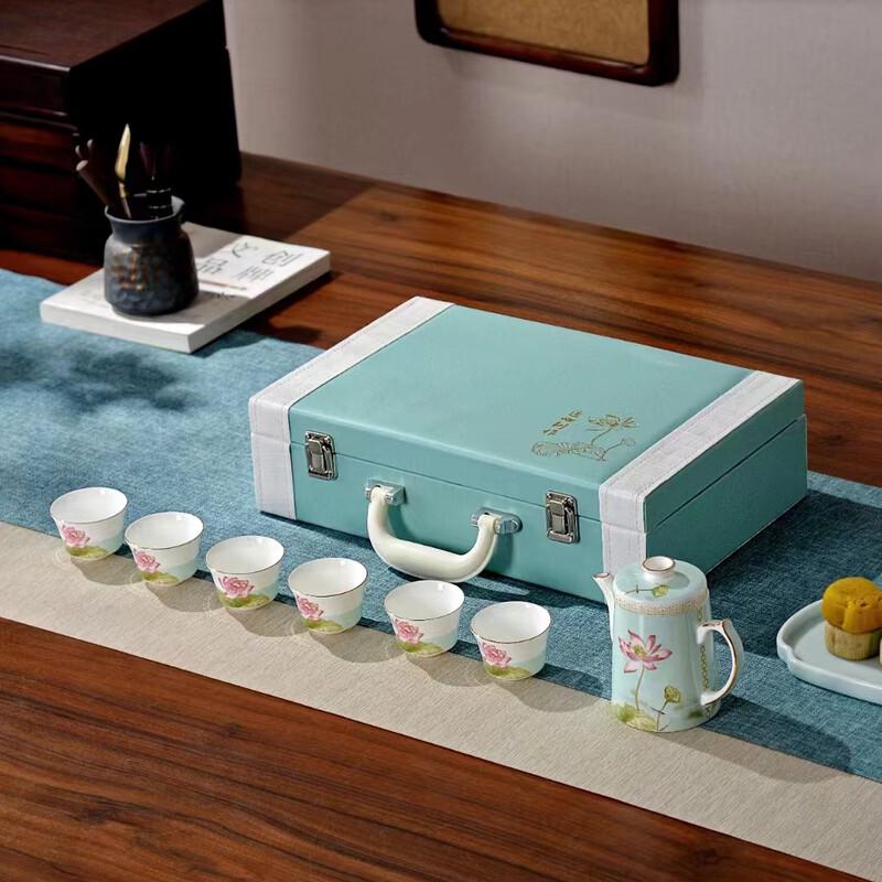 

Chinese Bone China Tea Set