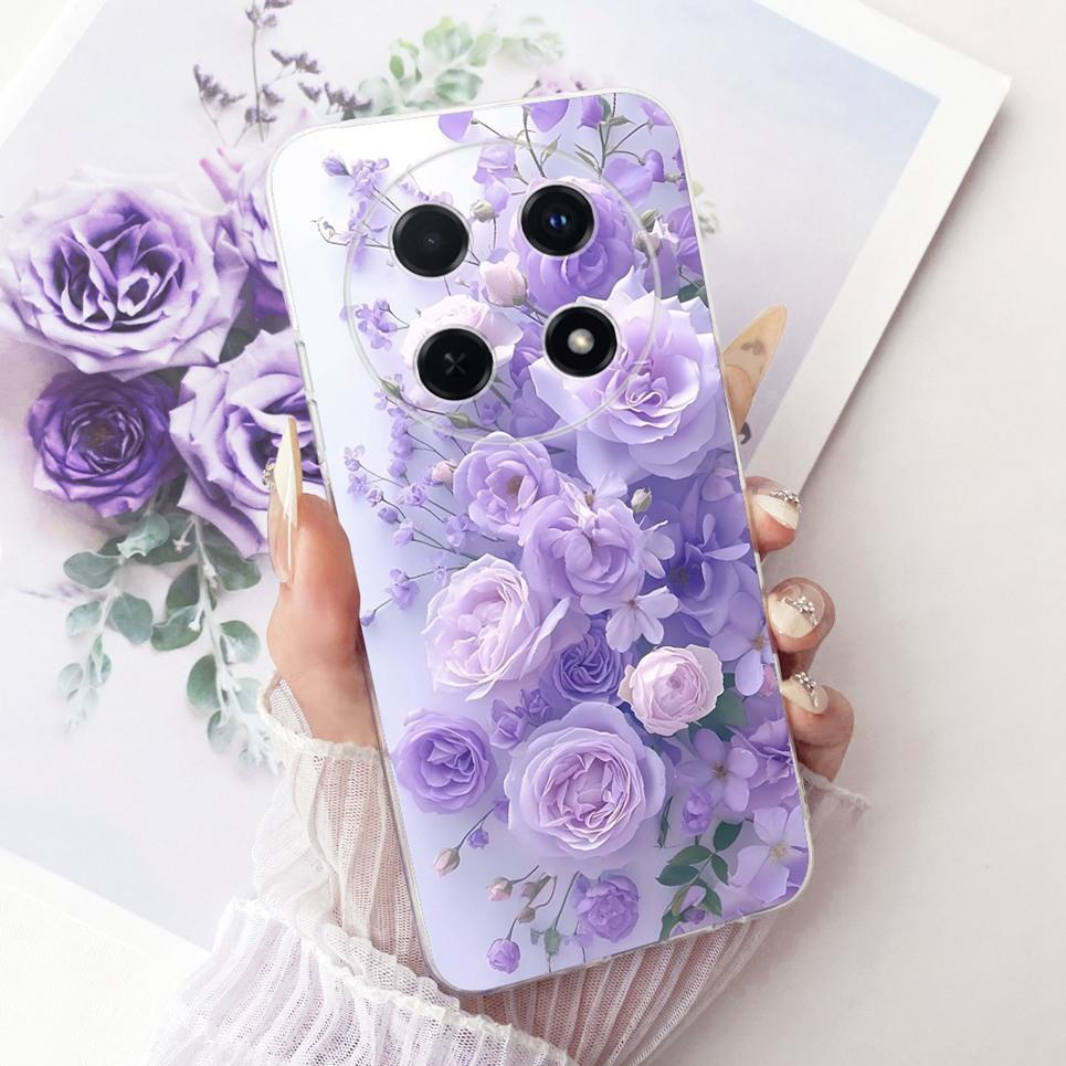 Luxury Flower Butterfly Bow Pattern Casing For Huawei Nova 13i 12i 11i Back Cover Clear Soft Silicone Phone Case For Nova 12 13