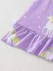 Sweet Girls Everyday Dress, Light Purple Summer Casual Short Sleeve Toddler to Kids 2-8 Years Comfortable and Soft