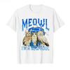 Katze Eule Lustig Verflucht Internet Gehirnfäule Bootleg Meowl T-Shirt Für Unisex Unisex T-Shirts Kurzarm Oberteile Unisex Kleidung