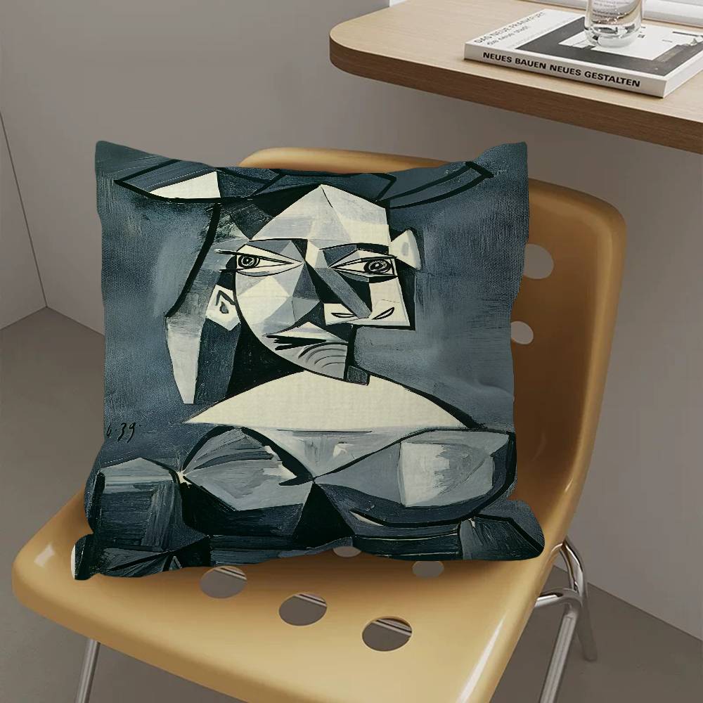 Legend Art Artist P-Pablo Picasso-Mt Maple Design Cushion Cover Happy Autumn Harvest Decor Holiday Decorati Pillow Cover