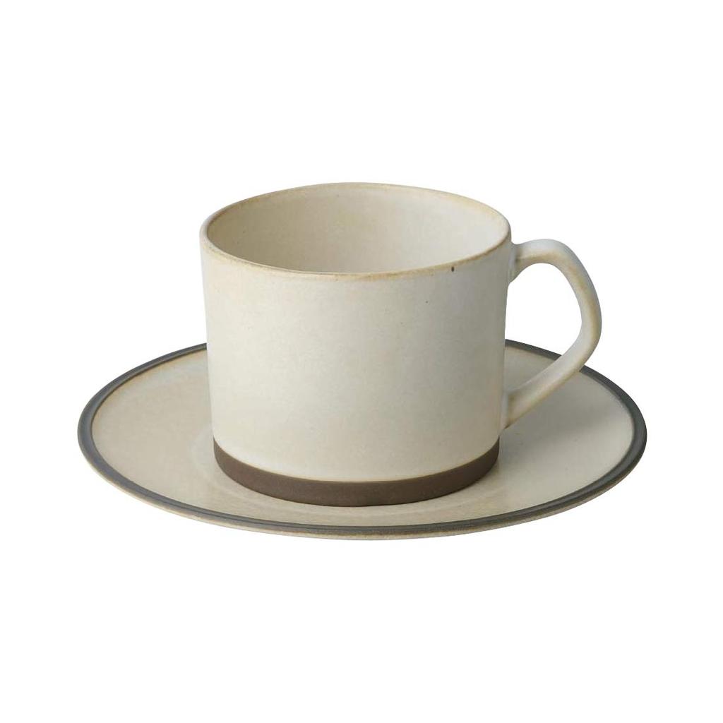 maebata Brew Coffee Cup Saucer 52302 & (White)