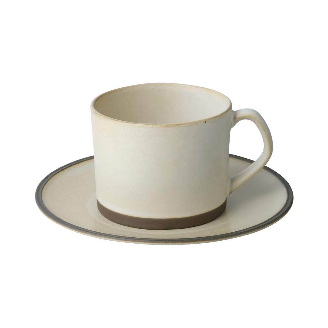 

maebata Brew Coffee Cup Saucer 52302 & (White) белый